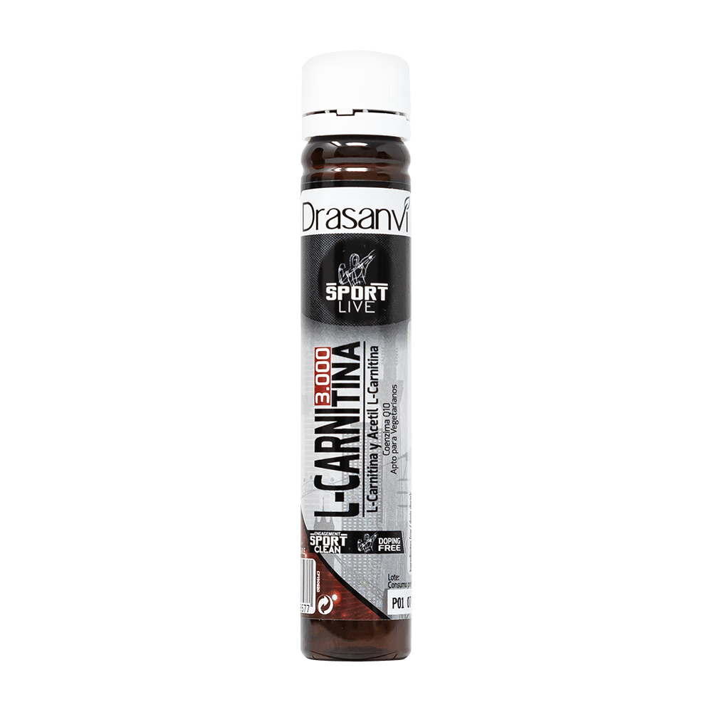 l carnitina drasanvi L-Carnitine 3000 mg Vials 24x25 ml Sport Live Drasanvi