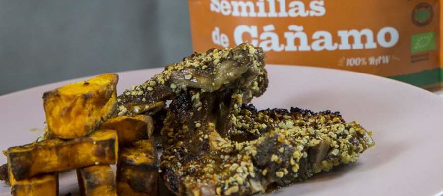 Cocina con Superalimentos: Chuletillas con semillas de cáñamo