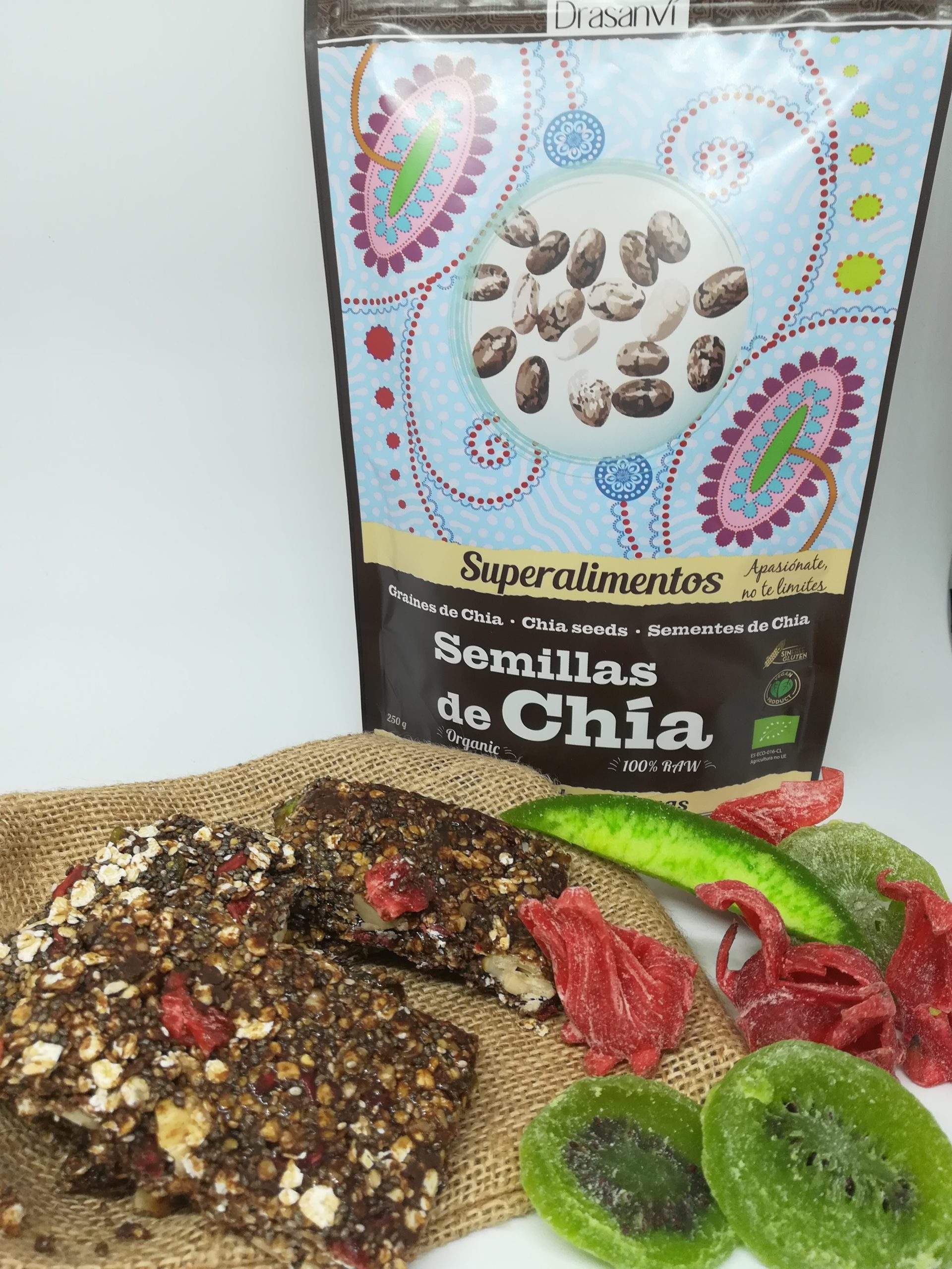 Recetas con Superalimentos: barritas de chía con frutos secos