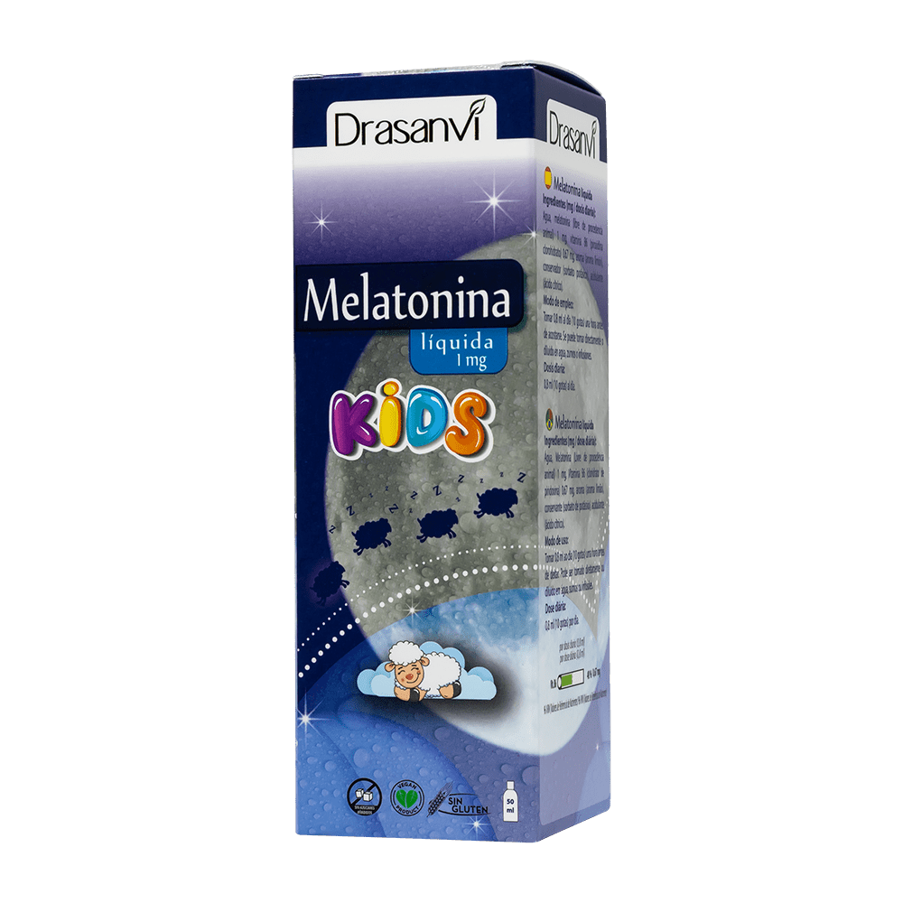 Gotas de melatonina líquida | Melatonina para niños y adultos | Suplemento  líquido de melatonina sin azúcar para niños | Vegano y sin OMG | Sabor a