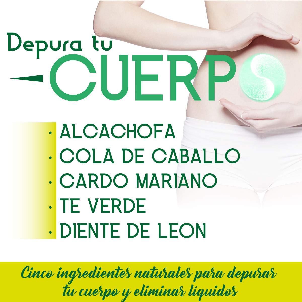 Ingredientes naturales para depurar tu cuerpo y contra la retención de líquidos