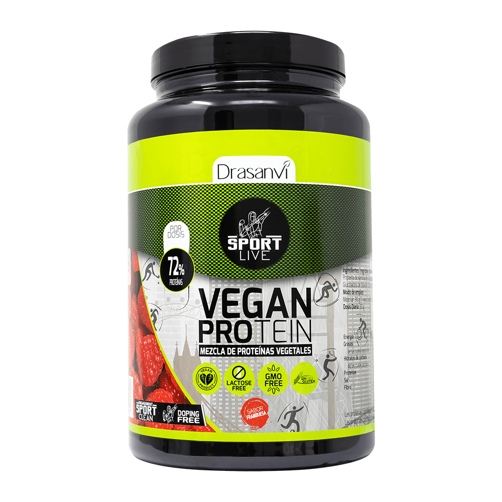 Proteína Vegetal Sport Live Sabor Frambuesa Drasanvi Francia 8054